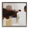 Stupell Industries American Rust Abstraction Framed Floater Canvas Wall Art Design by Pamela Munger